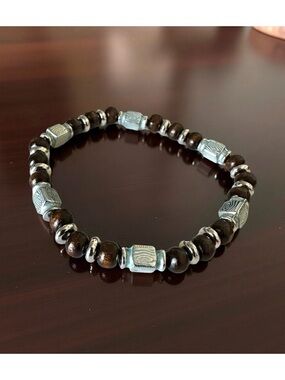 🔴 5 for $10 ONE Vintage Style Bohemian Wooden Beaded Stacking Bracelet